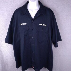 Polaris Turbo Dickies Shop Shirt Men’s 3XL Work Button-Up Short Sleeve RZR